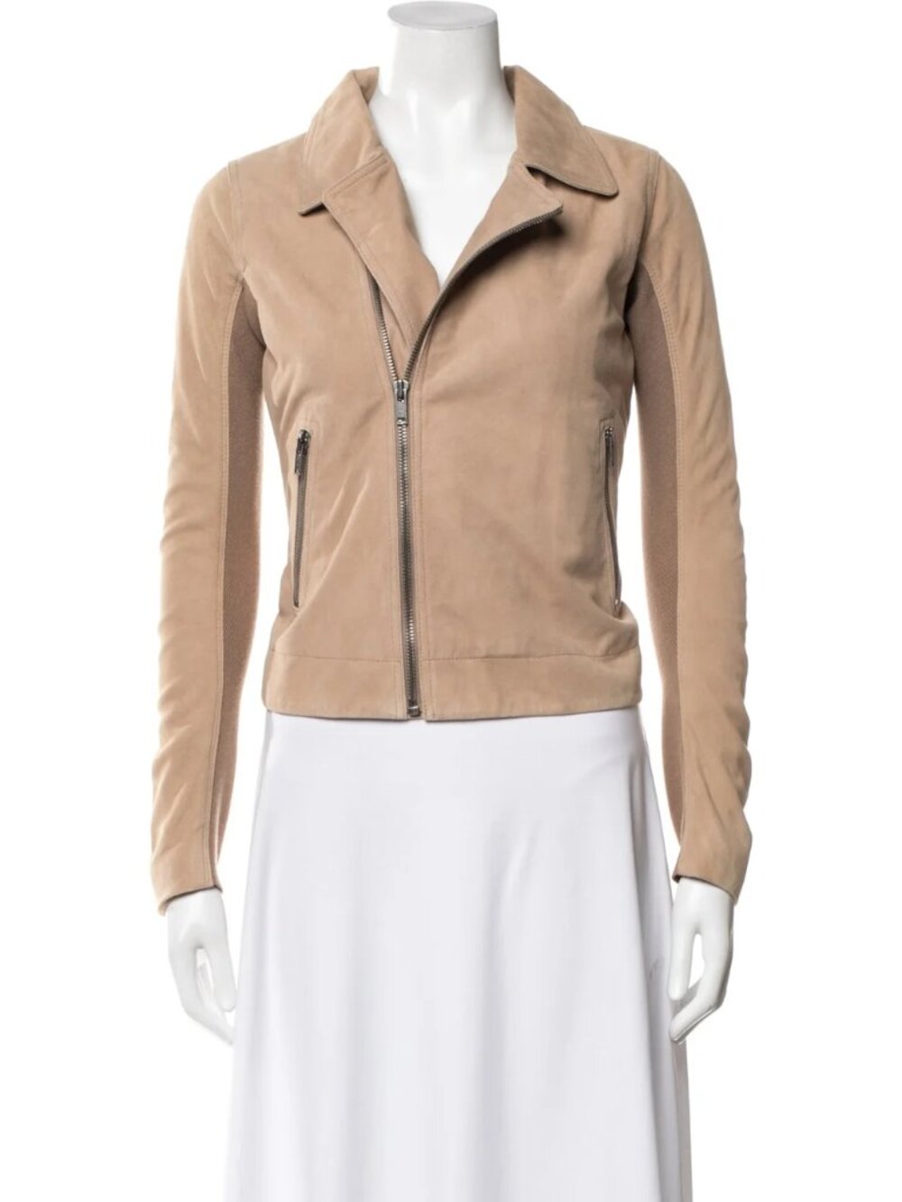 June Suede (100% Genuine Leather) Biker Jacket